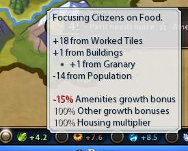 Food tooltip