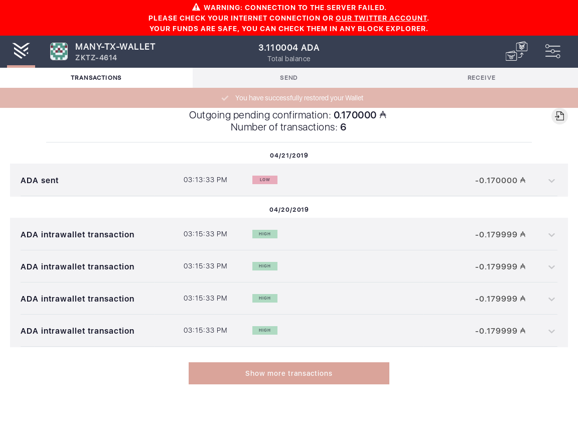 Check content of successful transaction IT56/3_23-I see the transactions summary.png