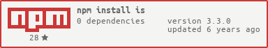 npm badge