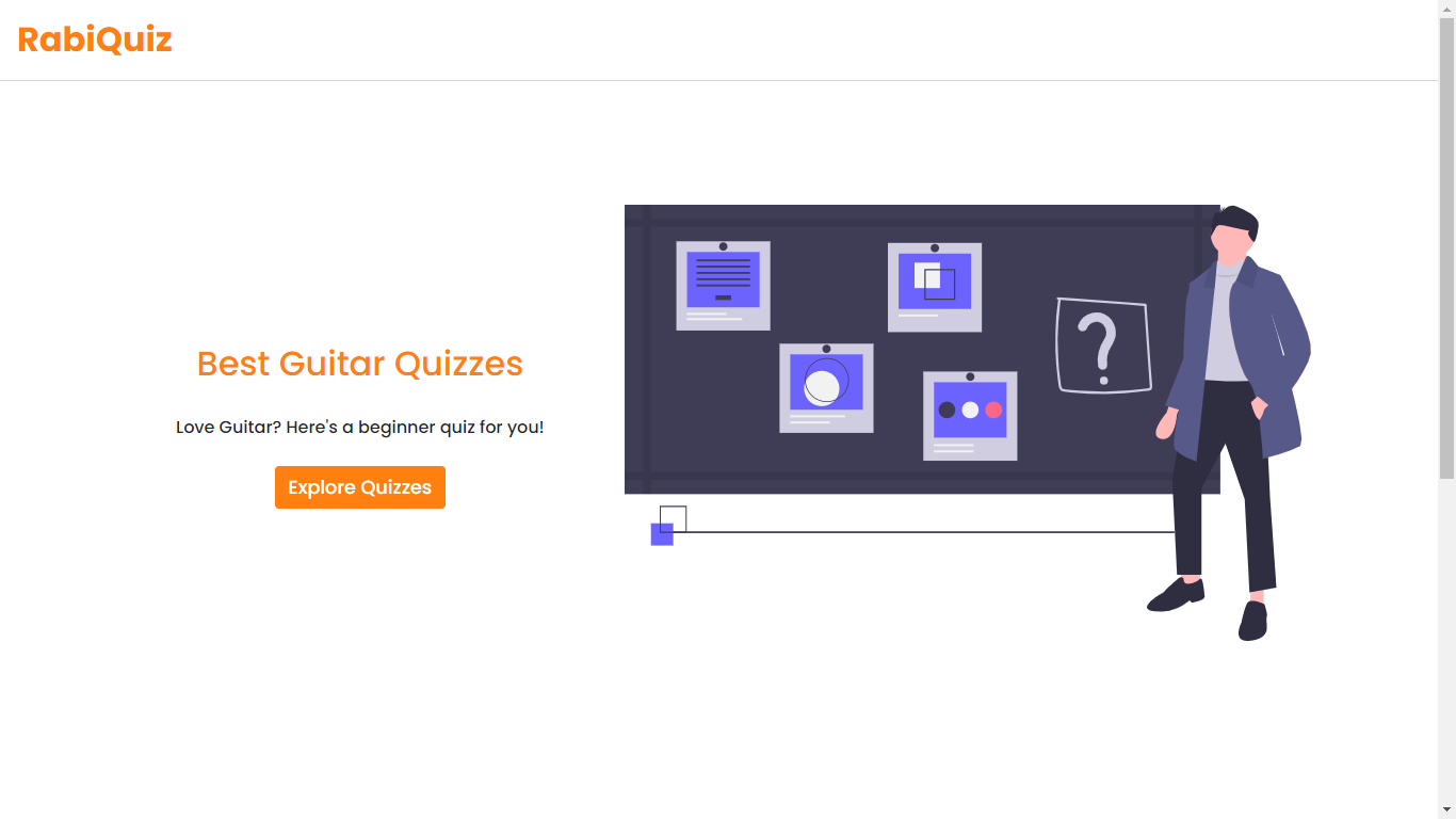 screenshot of rabiquiz