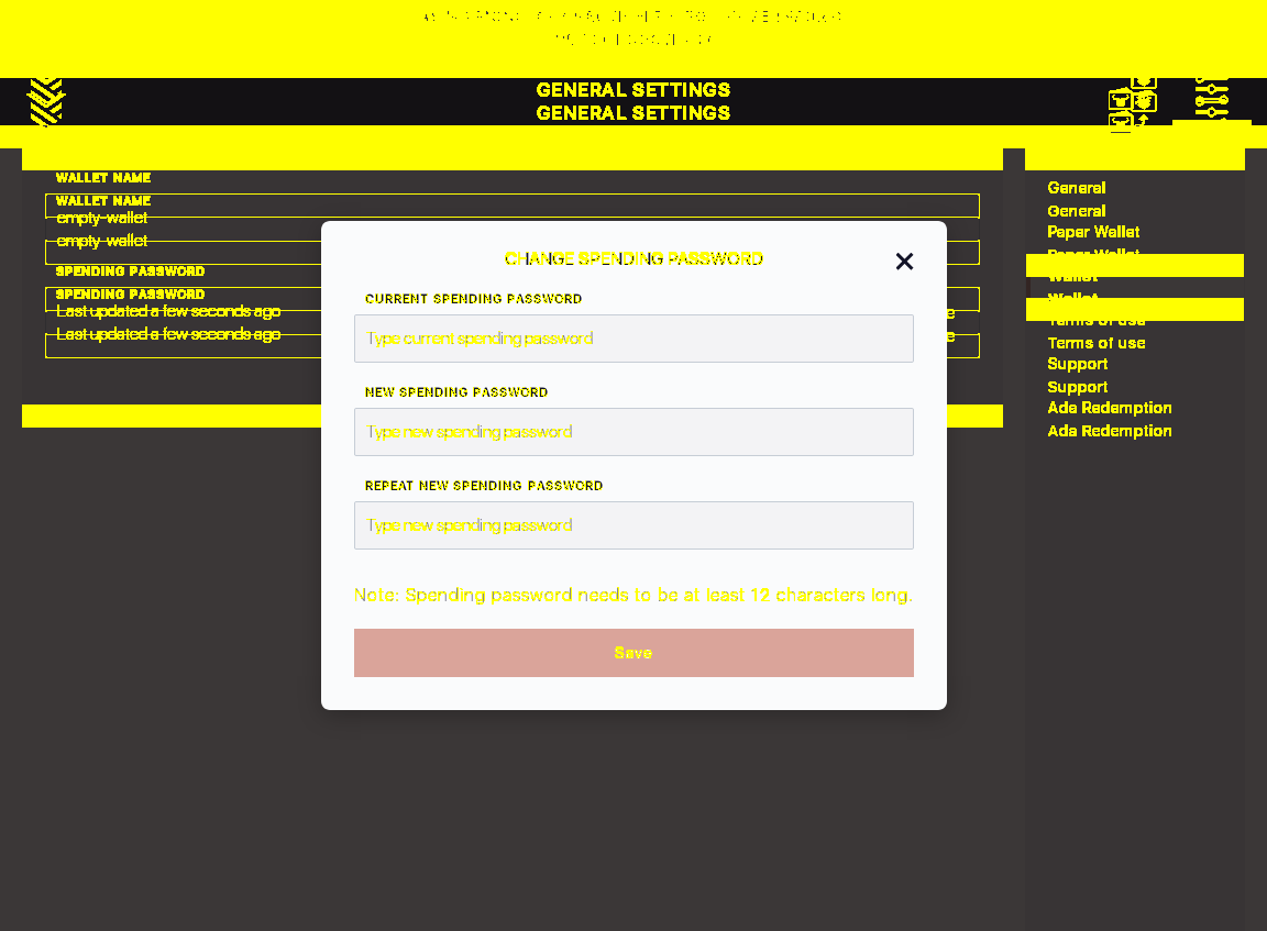 Password should be casesensitive Wallet password changing IT91/6_74-I should see the wallet password dialog.png