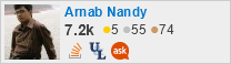 profile for Arnab Nandy on Stack Exchange, a network of free, community-driven Q&A sites