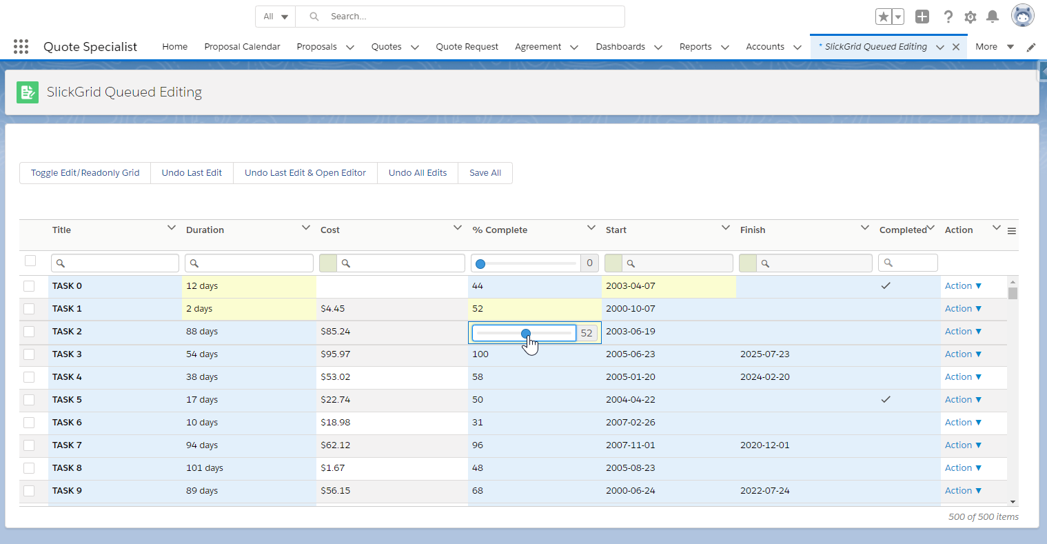 Slickgrid in Salesforce