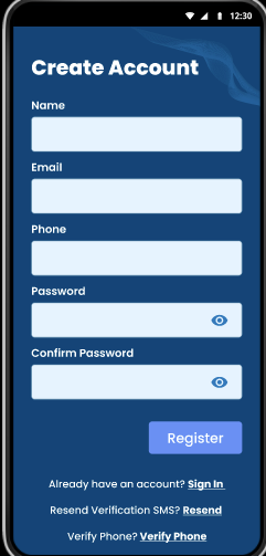 Sign Up Screen