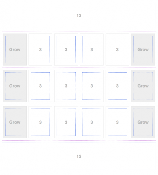 Diagram of available Mega Panels panes