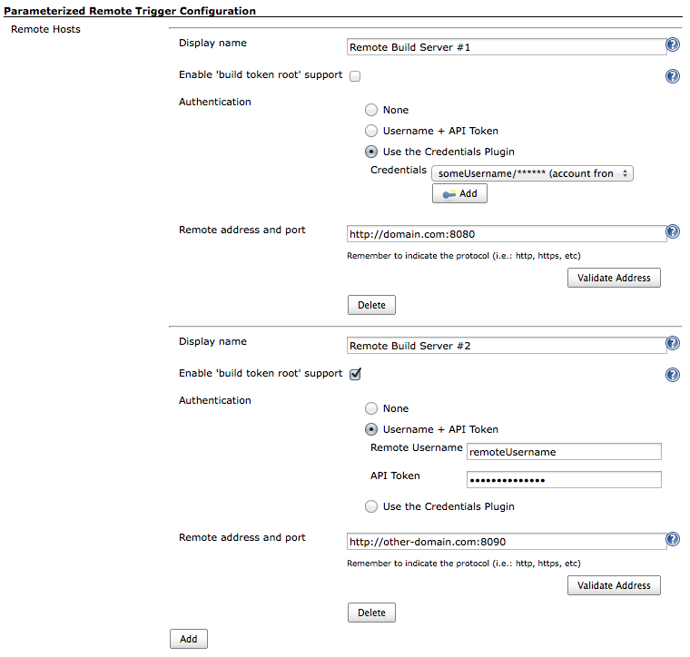 System onfiguration option