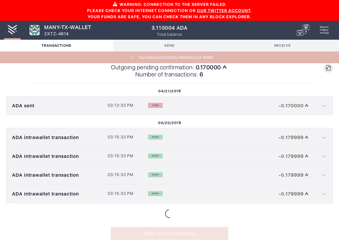 User can send funds from one Yoroi wallet to another IT54/12_29-I should see the summary screen.png