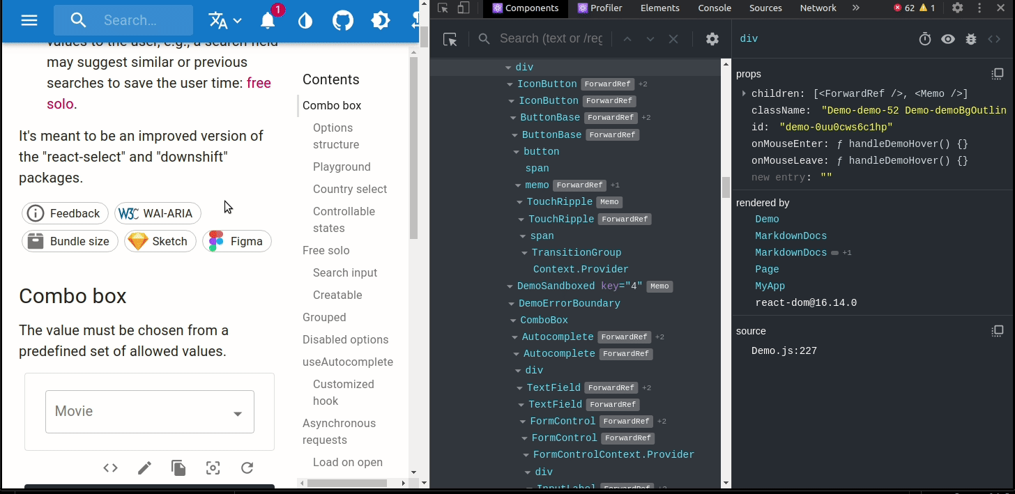 screen recording of forcing the devtools open