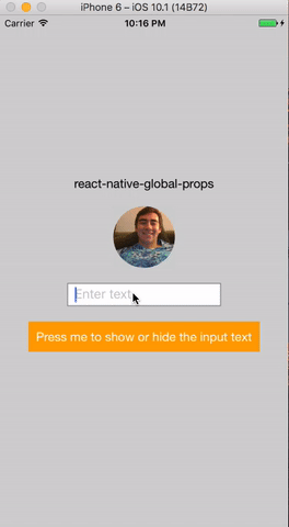 react-native-global-props demo