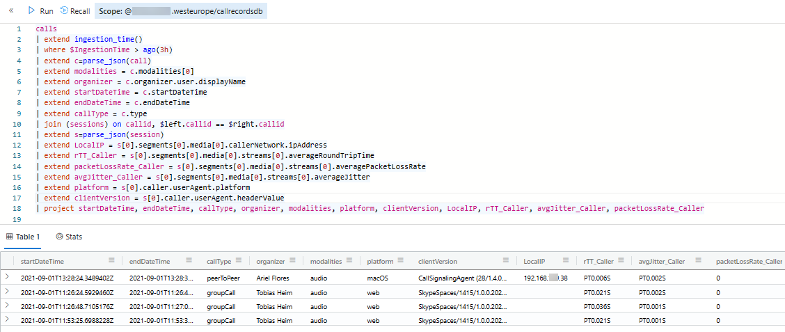 Simple Sample Query