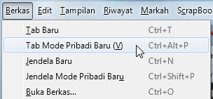 File menu