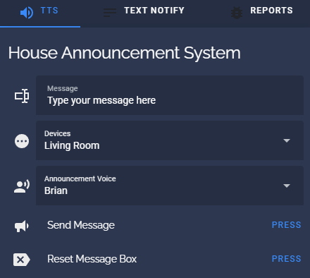 House Announcement System