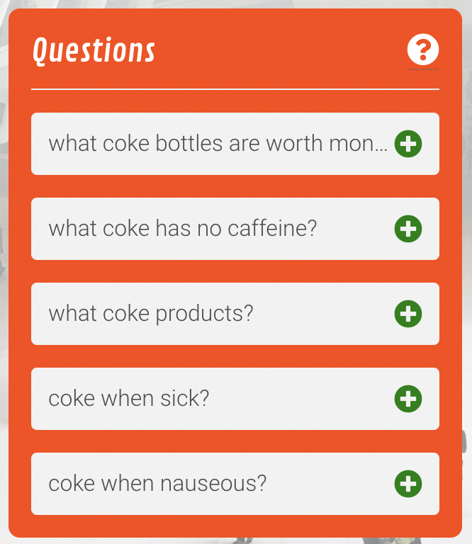 Questions screenshot