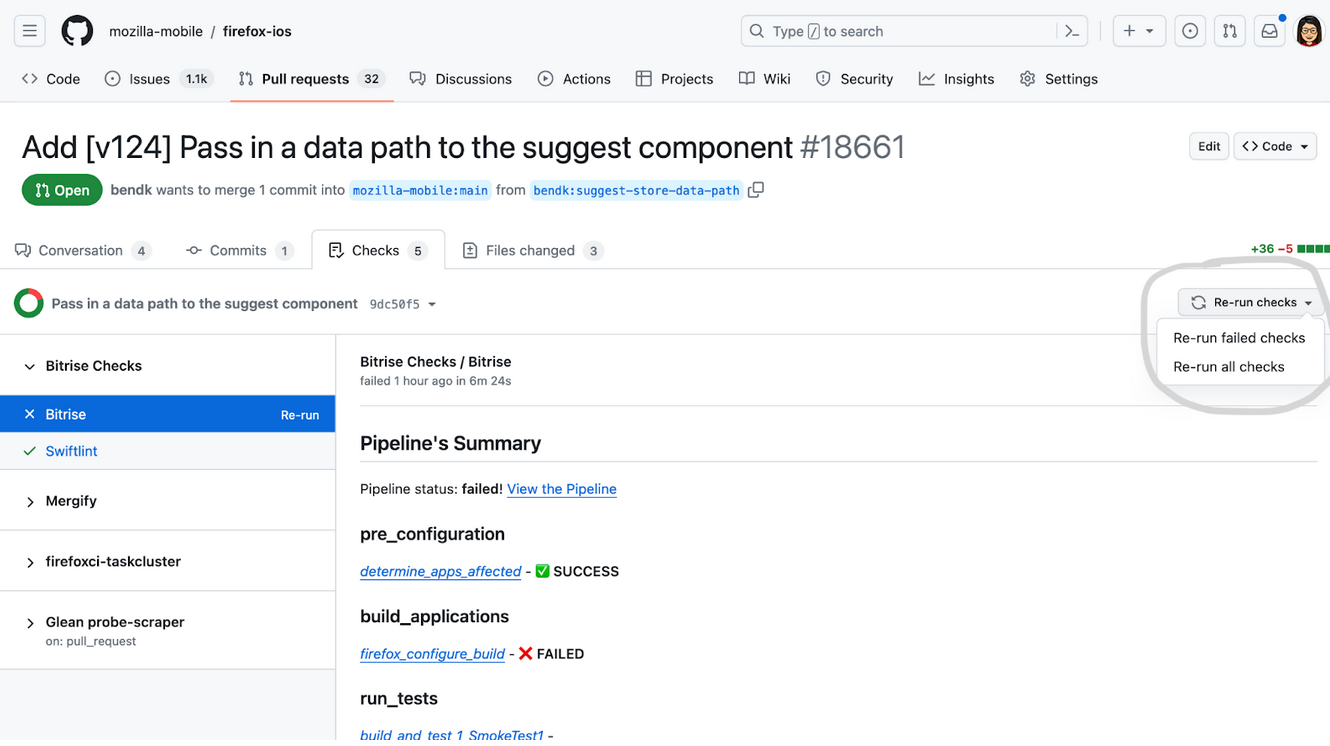 Screenshot from Github