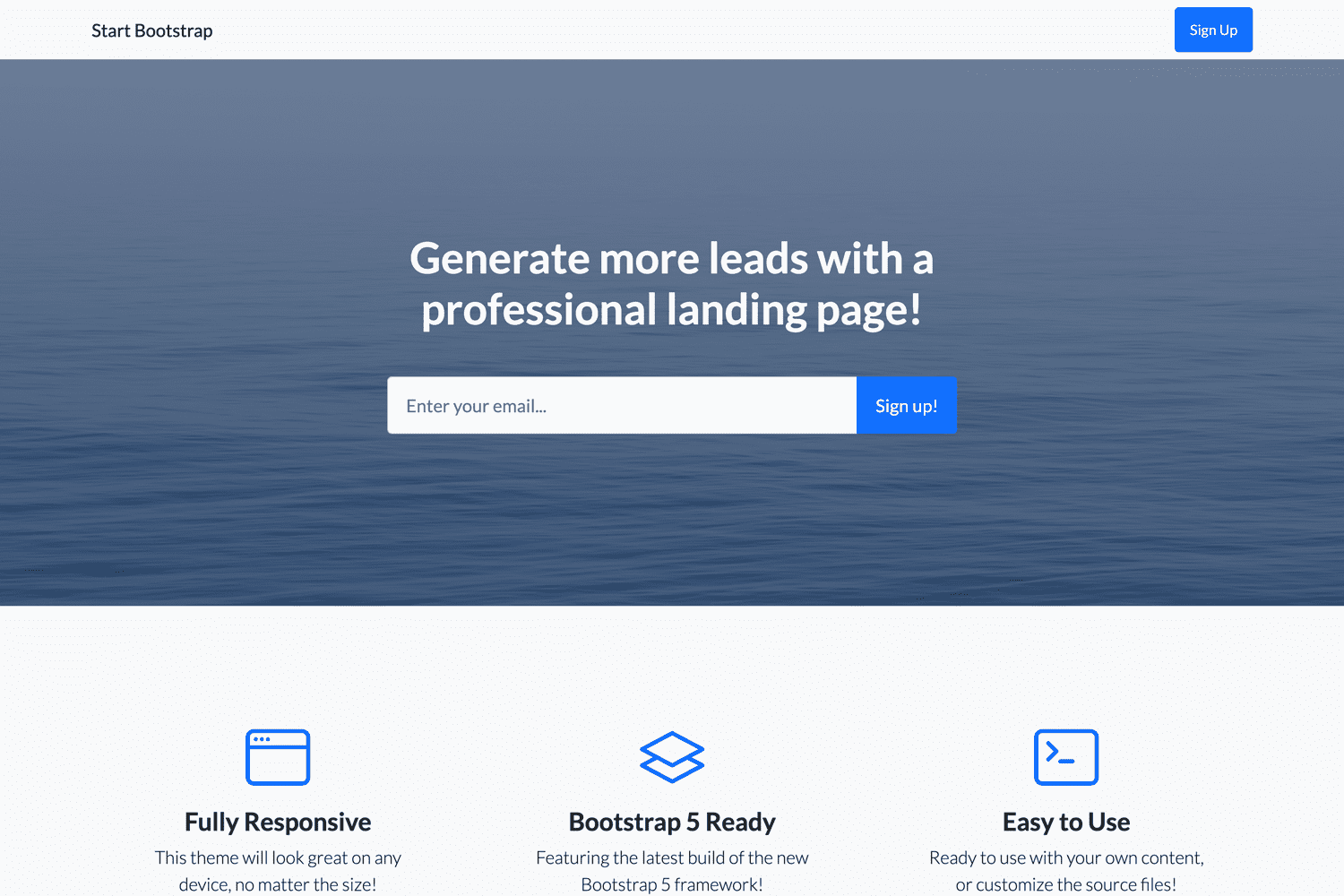 Landing Page Preview