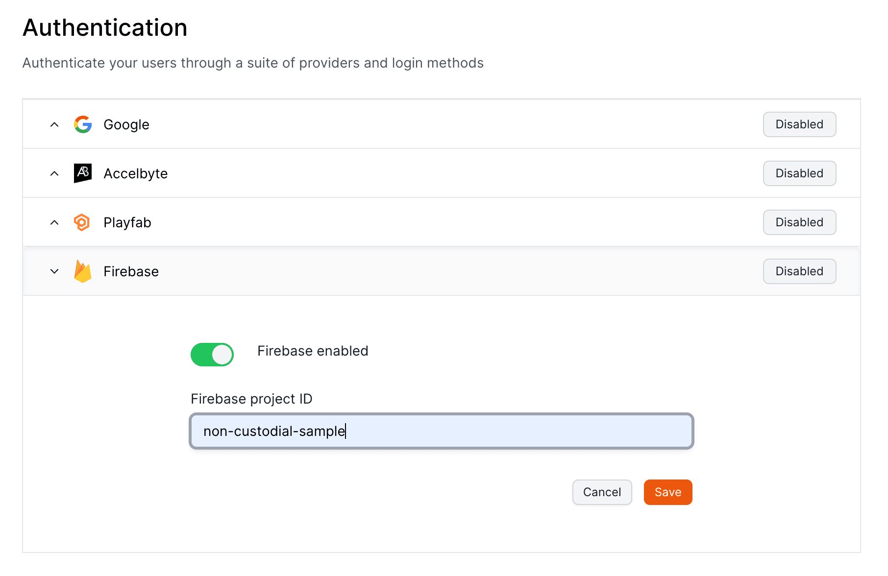 firebase auth