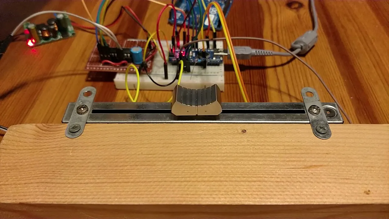 Arduino - Control Surface - Motorized Fader Demo