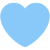 Light blue heart