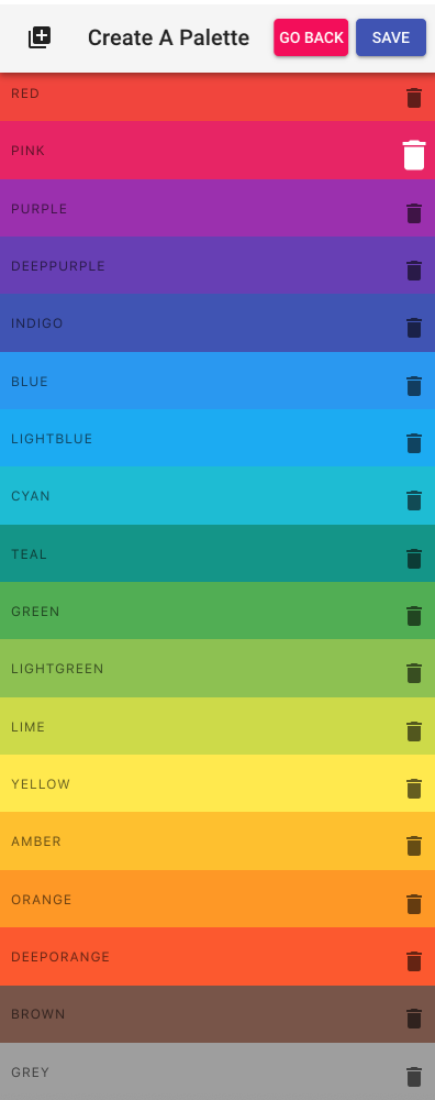 React Colors Project