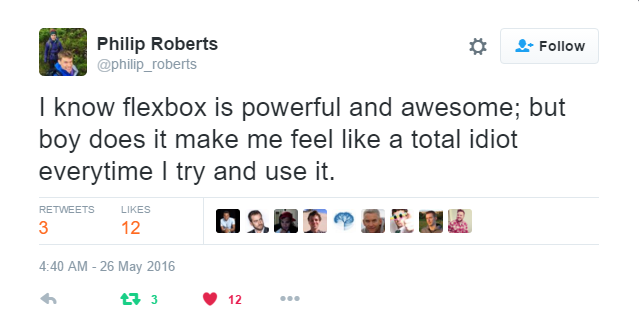 Flexbox tweet
