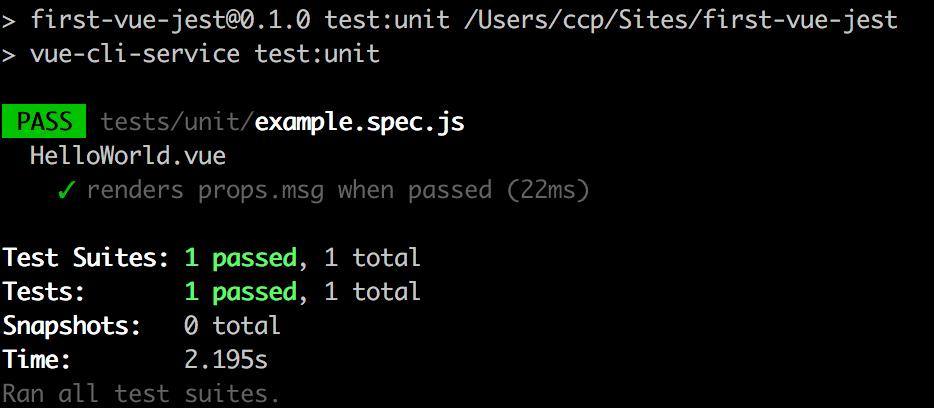 first-vue-jest-result