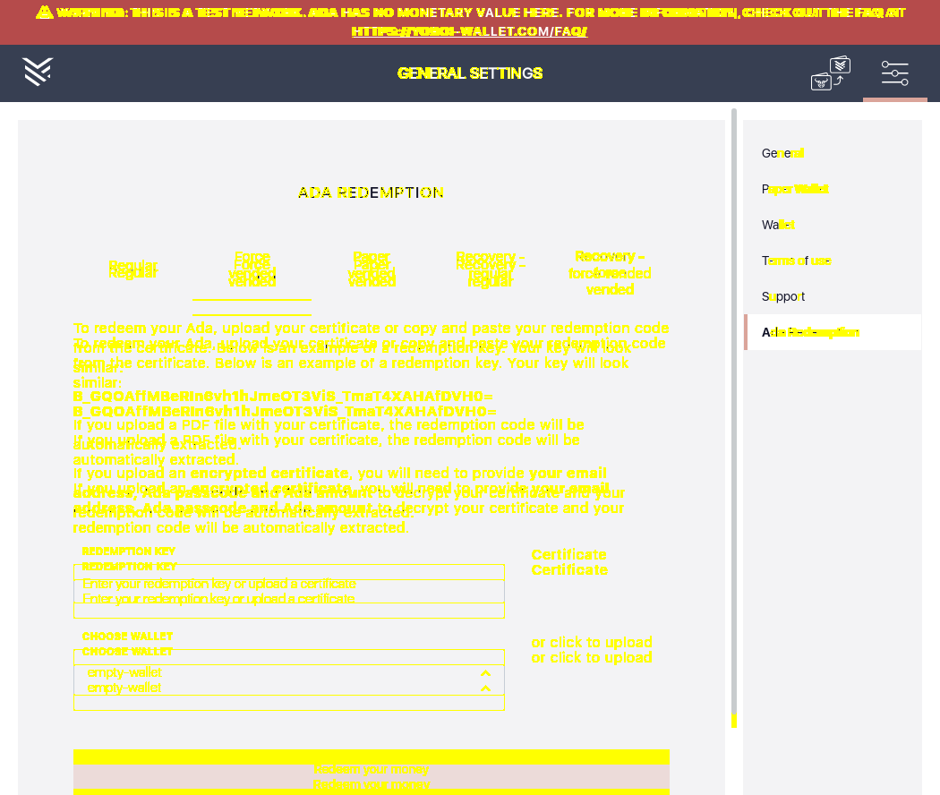 User redeems manually entered Force vended redemption key/5_47-I click on ada redemption choices tab.png