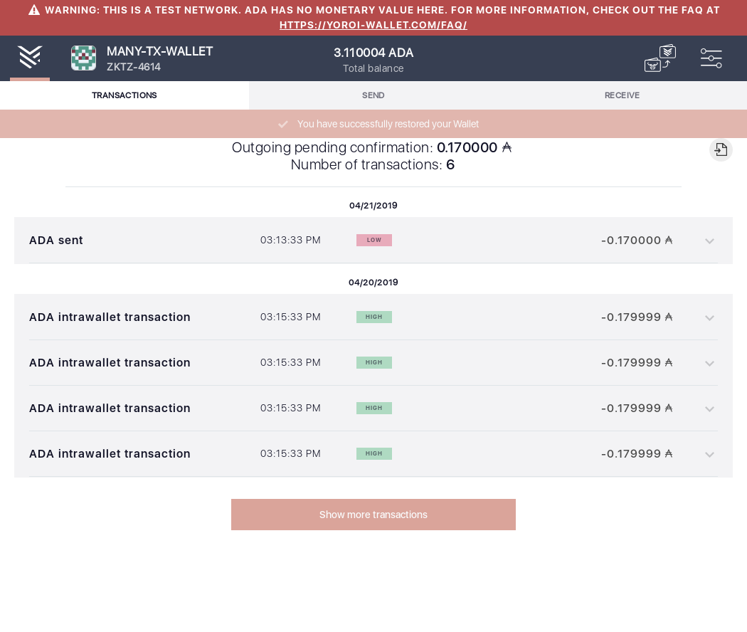 Check content of successful transaction IT56/3_23-I see the transactions summary.png