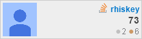 profile for rhiskey at Stack Overflow, Q&A for professional and enthusiast programmers