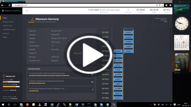 Ethereum Harmony Demo