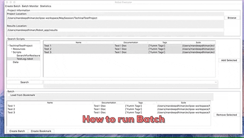 How to Run a Batch