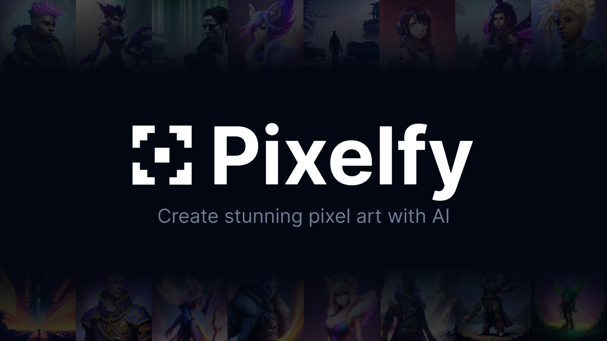 Pixelfy, an open source platform for generating pixel art with AI.