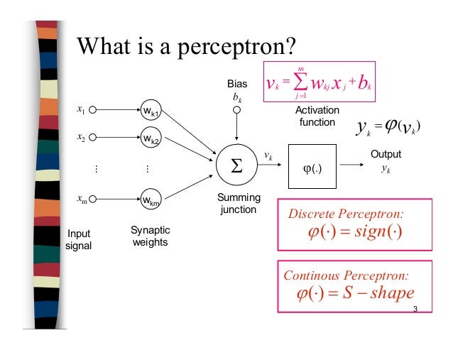 single perceptron