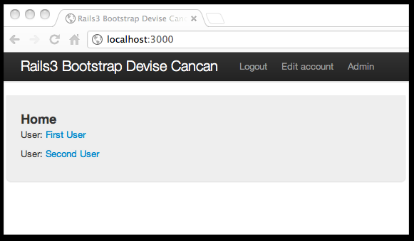 Rails Application for Devise with CanCan and Twitter Bootstrap