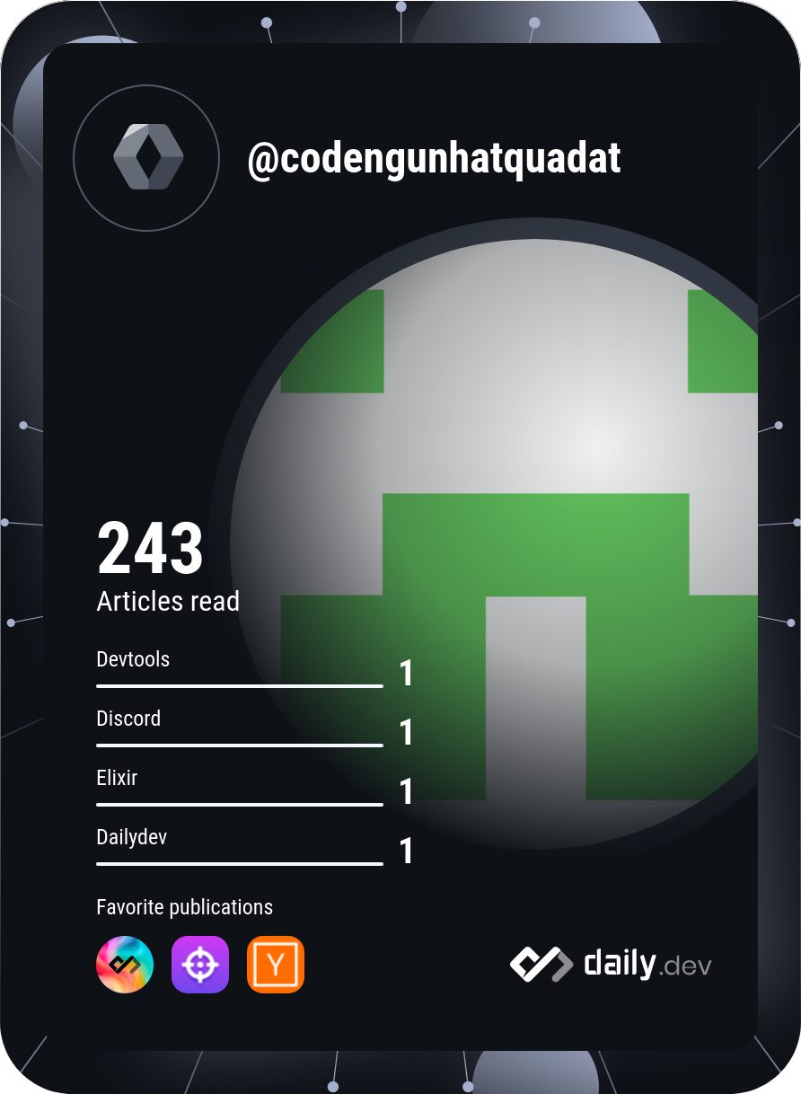 code ngu nhất quả đất's Dev Card