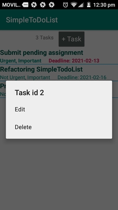 ScreenShoot Context Menu Task