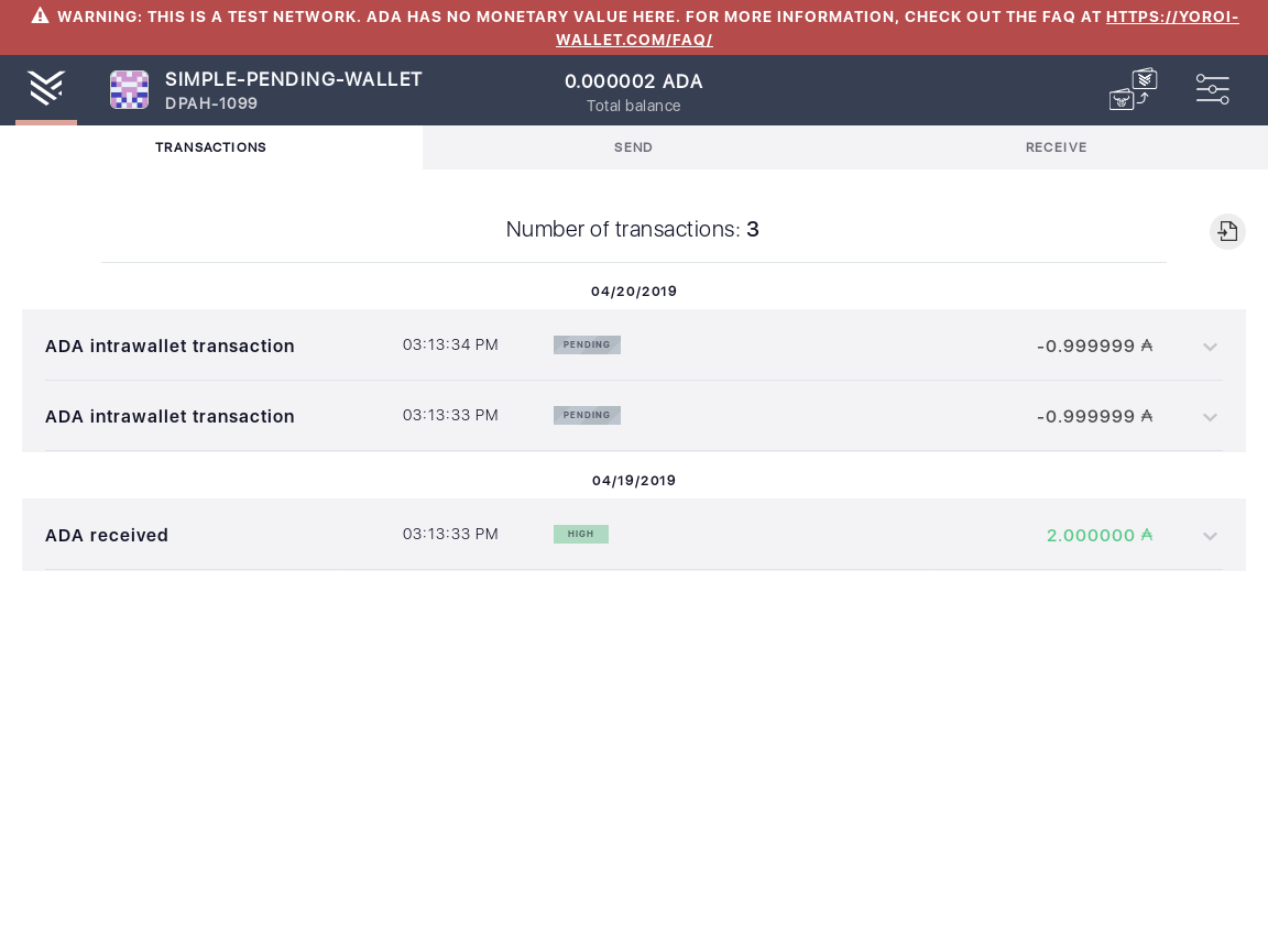 Open the tx history of an already loaded wallet IT105/6_55-I should see that the number of transactions is .png