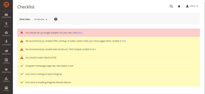 Magento 2 seo checklist