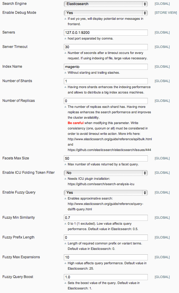 Magento Elasticsearch