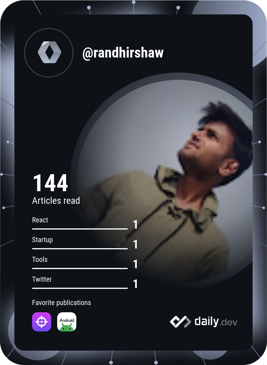 Randhir's Dev Card