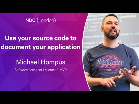 Use your source code to document your application - Michaël Hompus - NDC London 2023