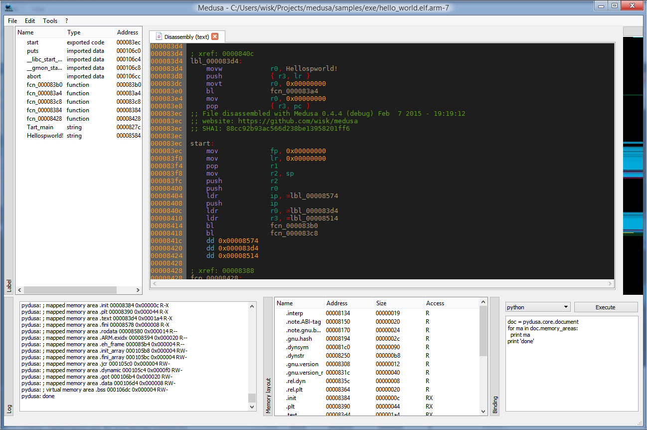 https://raw.github.com/wisk/medusa/dev/img/shots/python_binding.png