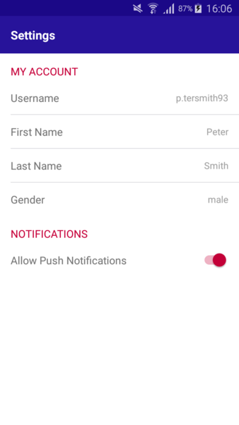 react-native-settings-components android screenshot