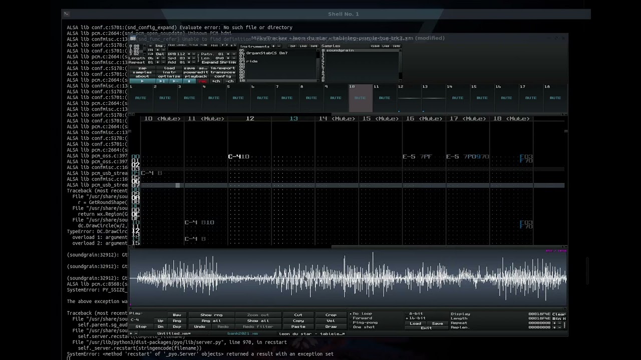 MilkyTrackerX soundgrain integration