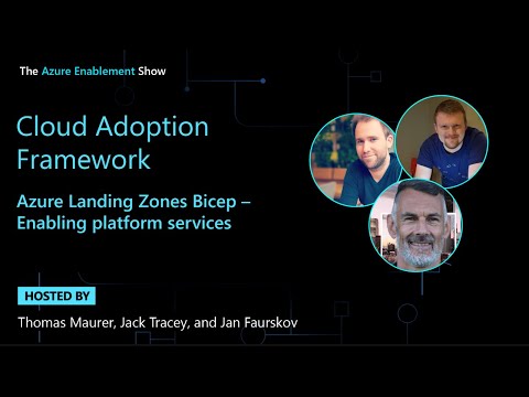 Part 2 - Azure Landing Zones Bicep - Enabling platform services