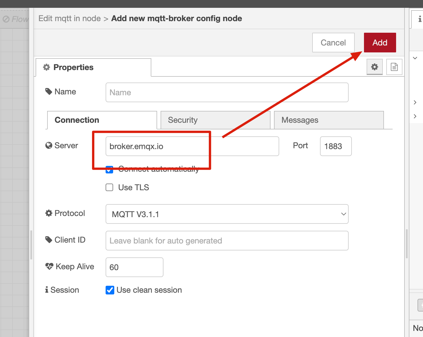 Configure MQTT Broker