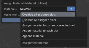 Material Assignment