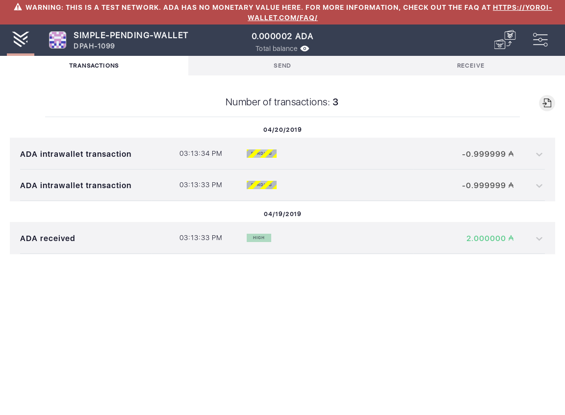 Open the tx history of an already loaded wallet IT105/6_55-I should see that the number of transactions is .png