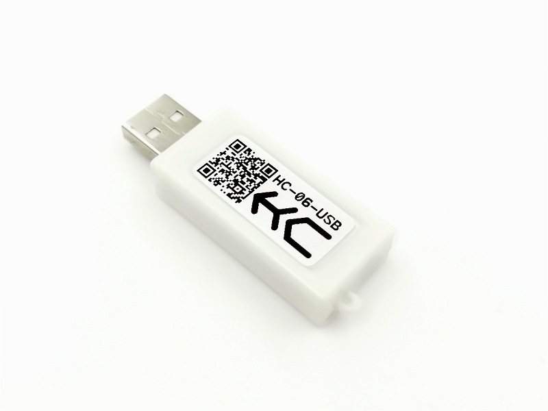 Image of blue shark add-on HC-06 white dongle