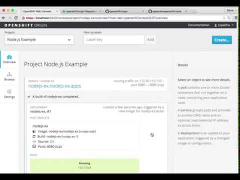 OpenShift 3: Node.js Sample