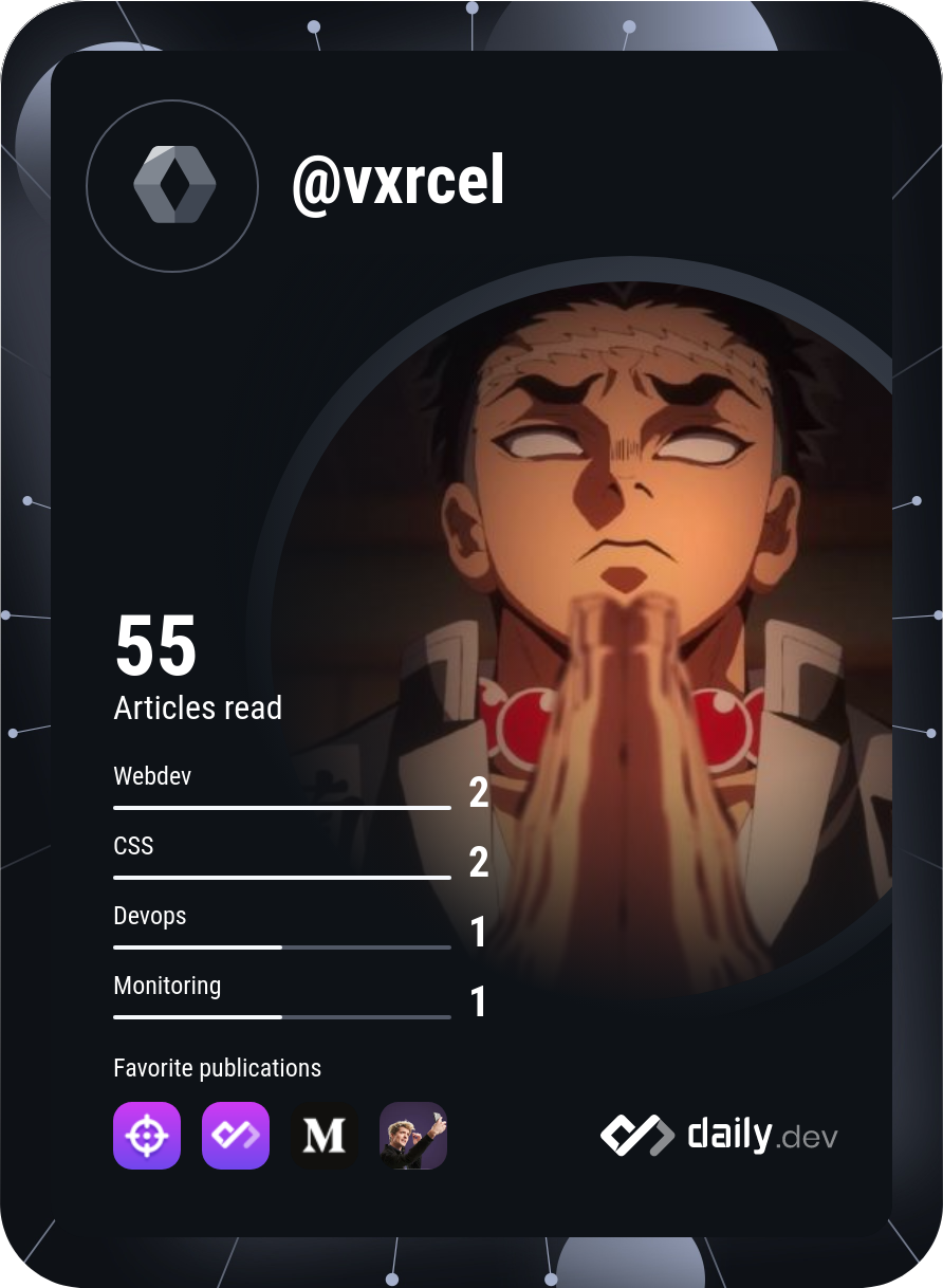 Isaac Gideon's Dev Card